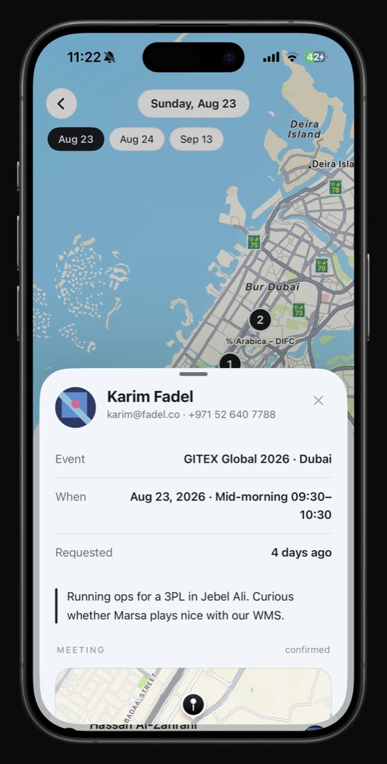 Kifak light map screen