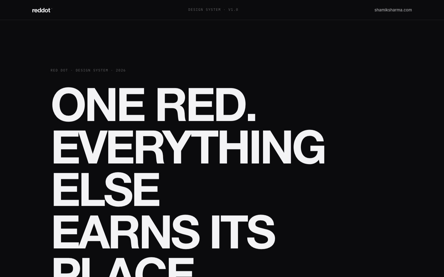 The Red Dot design system, cover